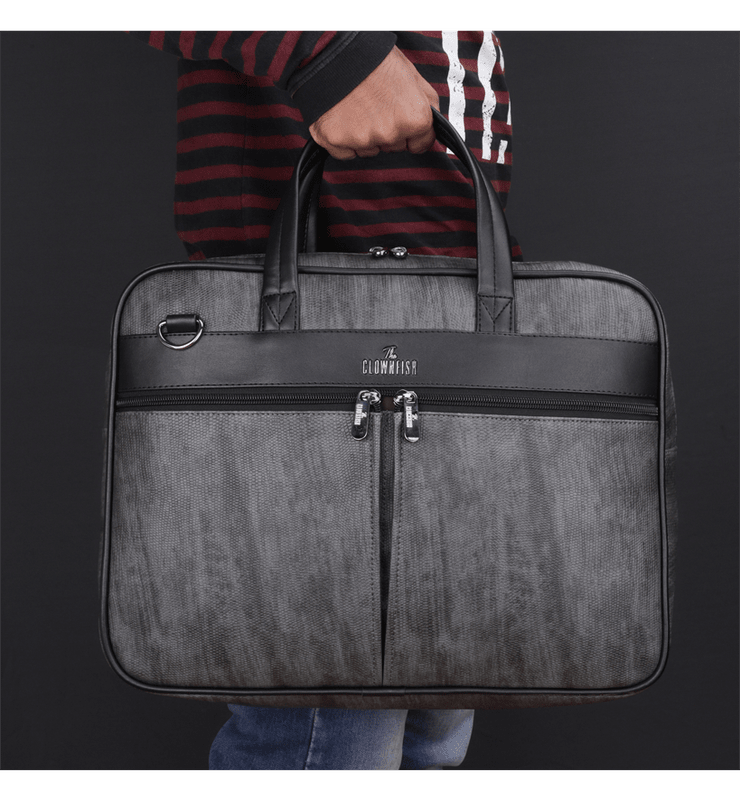Isaac Series Faux Leather 15.6 inch Laptop Bag