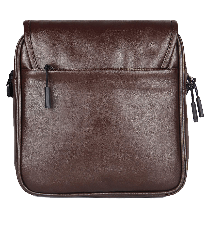 Leatherette Messenger Bag