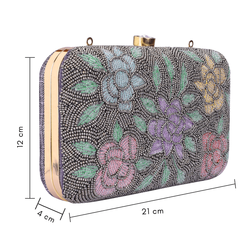 Norah Collection Women's Party Clutch Sling Wallet