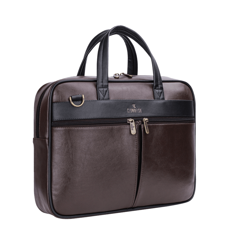 Isaac Series Faux Leather 15.6 inch Laptop Bag