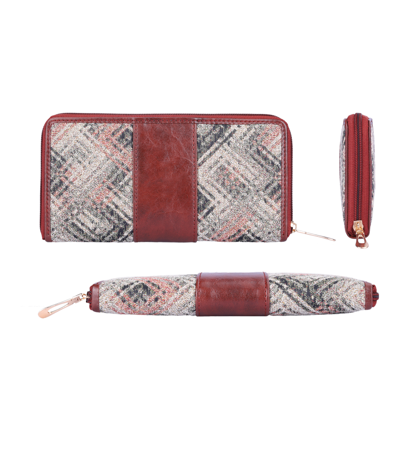 Aria Collection Ladies Zipper Wallet