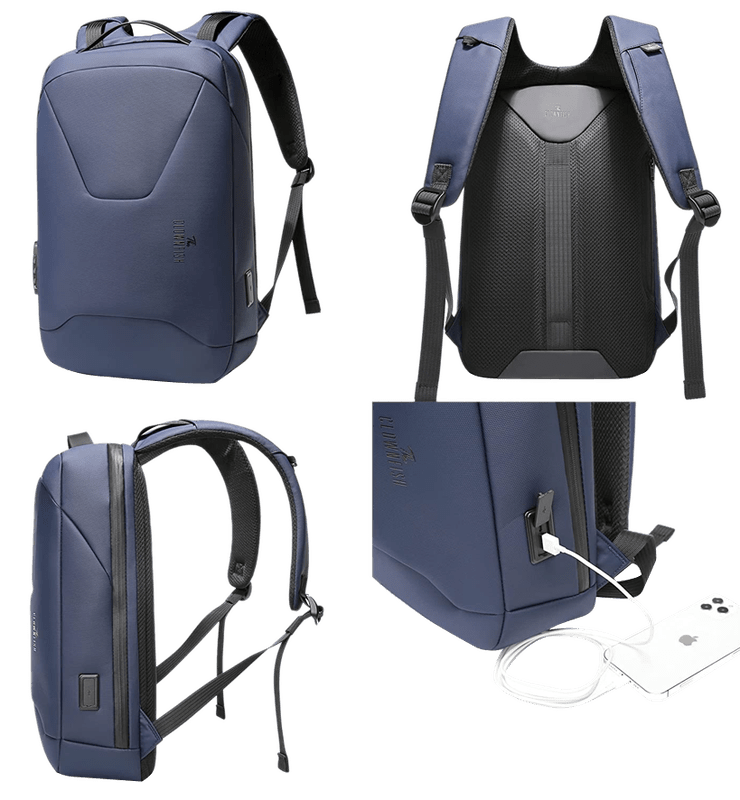 The Clownfish Anti-Theft Laptop Backpack with Password Number Lock