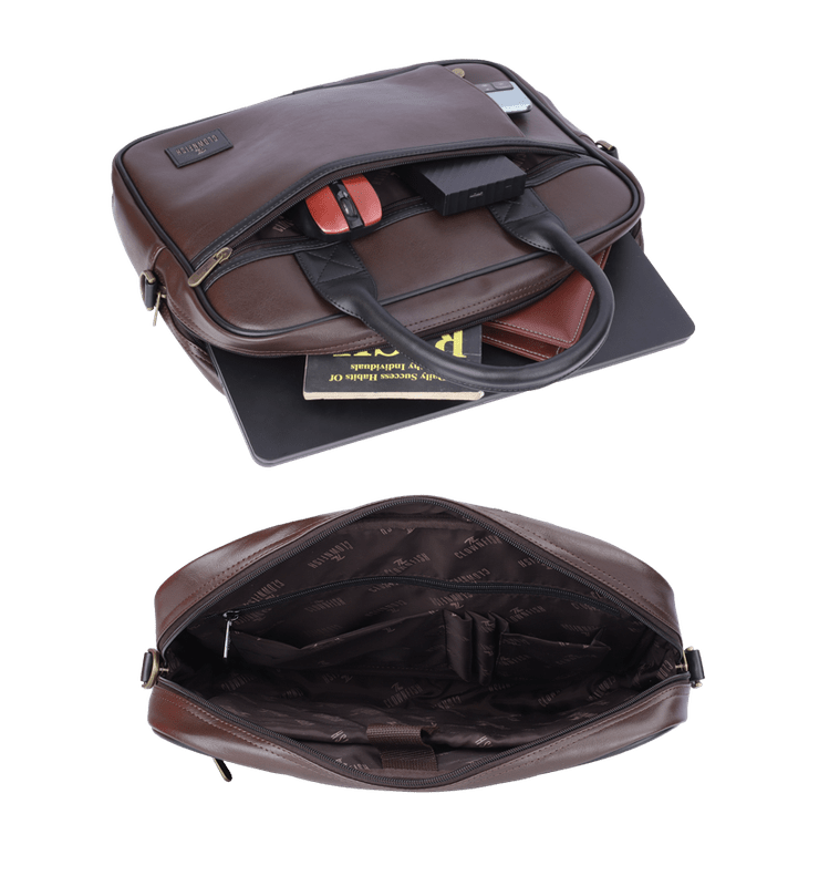 Diego Series 15.6 inch Faux Leather Laptop Bag