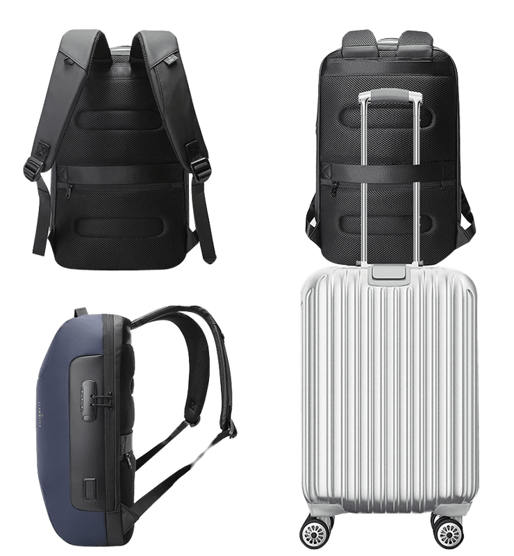 The Clownfish Multi Functional Waterproof Anti Theft Laptop Backpack