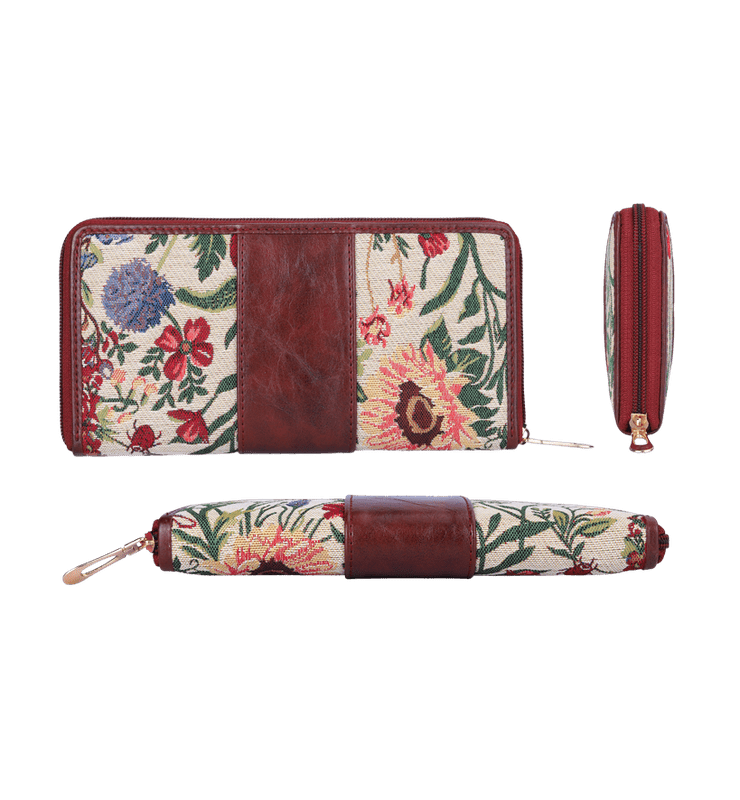 Aria Collection Ladies Zipper Wallet