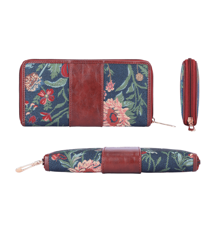 Aria Collection Ladies Zipper Wallet