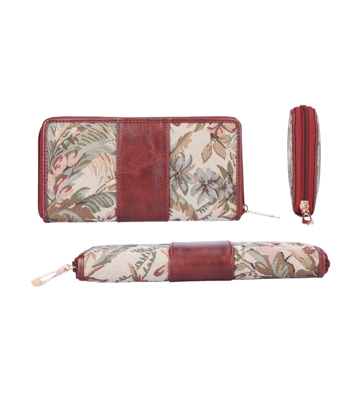 Aria Collection Ladies Zipper Wallet