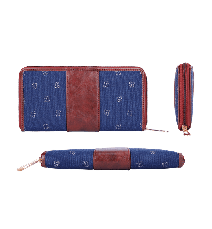 Aria Collection Ladies Zipper Wallet