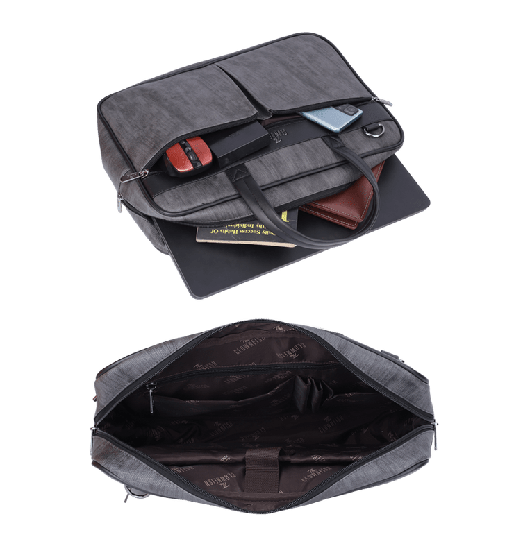 Isaac Series Faux Leather 15.6 inch Laptop Bag
