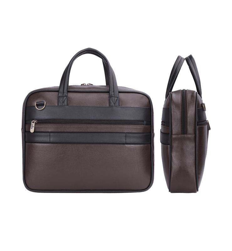 Isaac Series Faux Leather 15.6 inch Laptop Bag