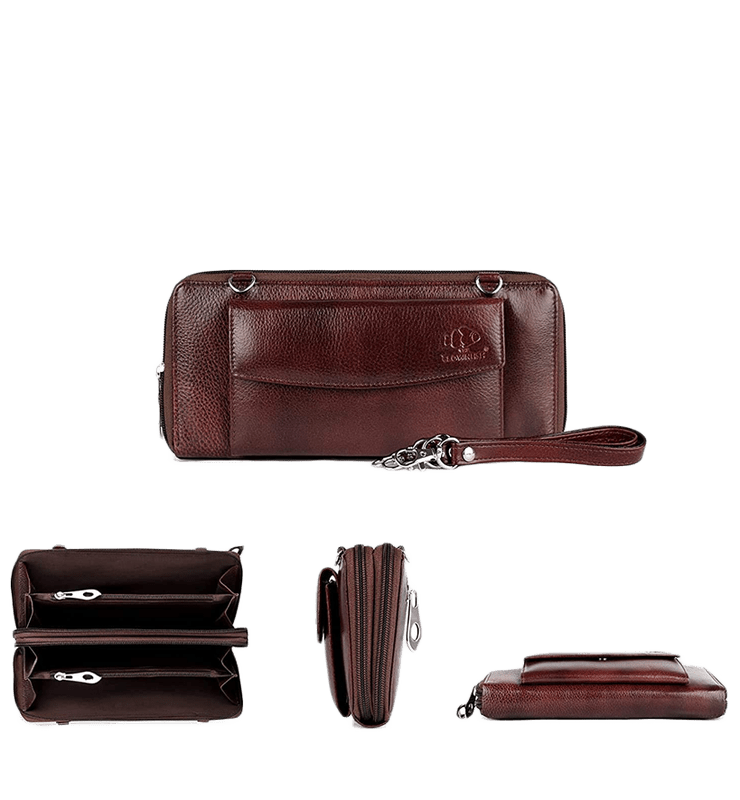 The Clownfish Dark Brown Women's Wallet