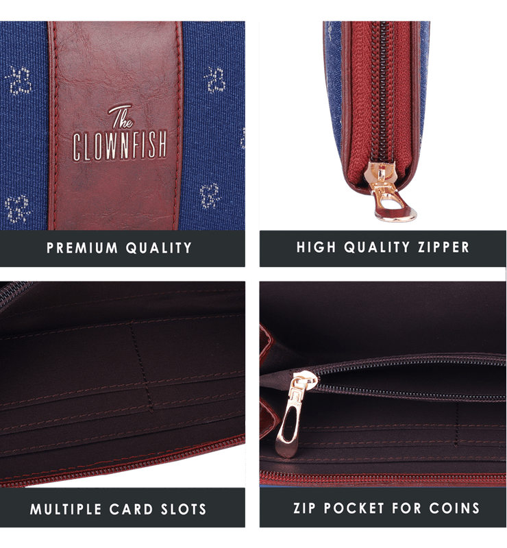 Aria Collection Ladies Zipper Wallet