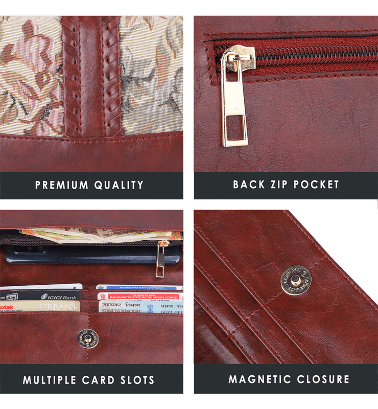 Serina Collection Ladies Clutch Wallet