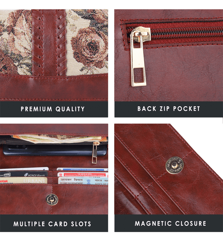 Serina Collection Ladies Clutch Wallet