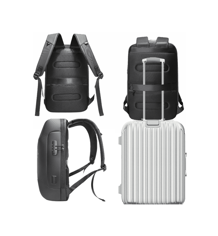 The Clownfish Multi Functional Waterproof Anti Theft Laptop Backpack