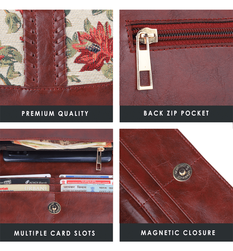 Serina Collection Ladies Clutch Wallet
