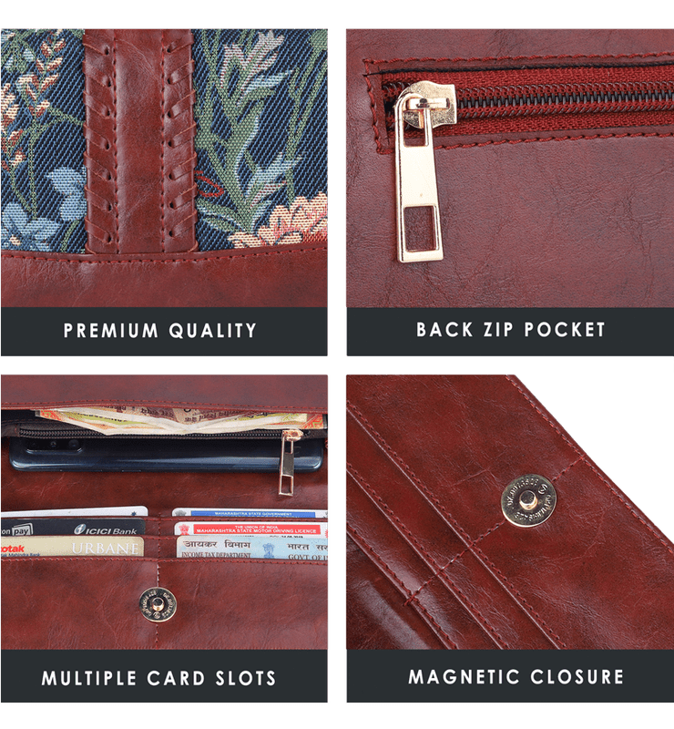 Serina Collection Ladies Clutch Wallet