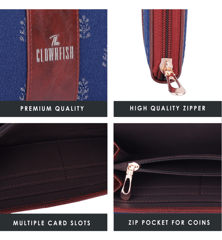 Aria Collection Ladies Zipper Wallet