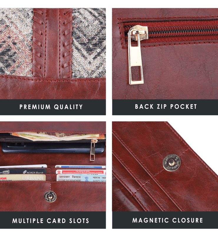 Serina Collection Ladies Clutch Wallet