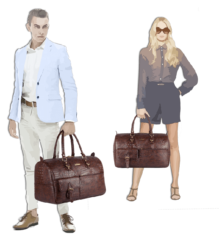 Crocodile duffle 2025 bag