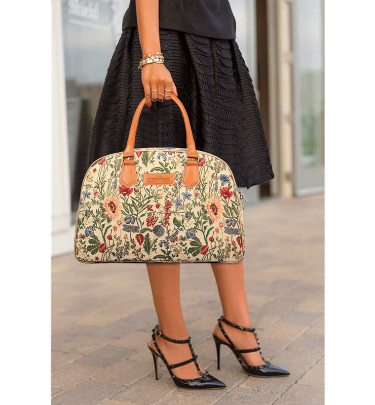Flora fabric Duffle bag