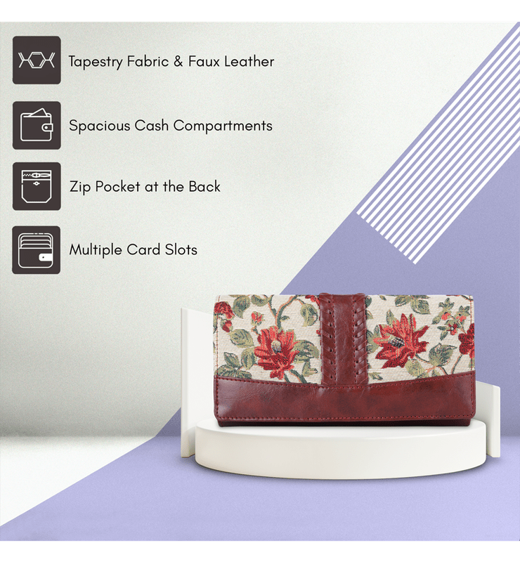 Serina Collection Ladies Clutch Wallet