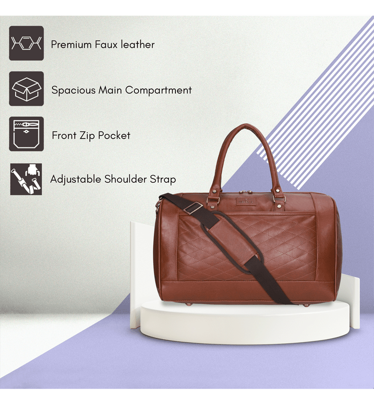 Tecovas leather discount duffle bag