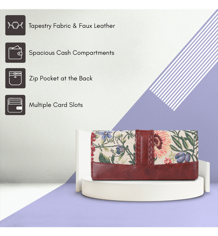 Serina Collection Ladies Clutch Wallet