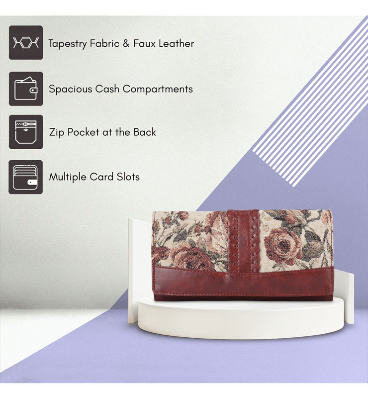 Serina Collection Ladies Clutch Wallet