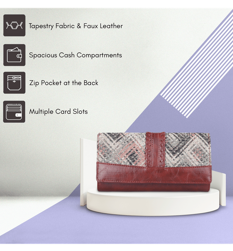 Serina Collection Ladies Clutch Wallet